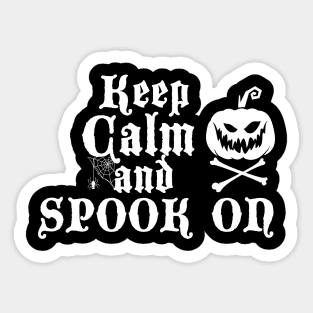 keep calm and spoon on! Sticker